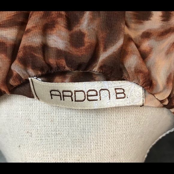 Arden B Flowy, Tie Up, Long-Sleeve Top-Medium - Picture 4 of 4